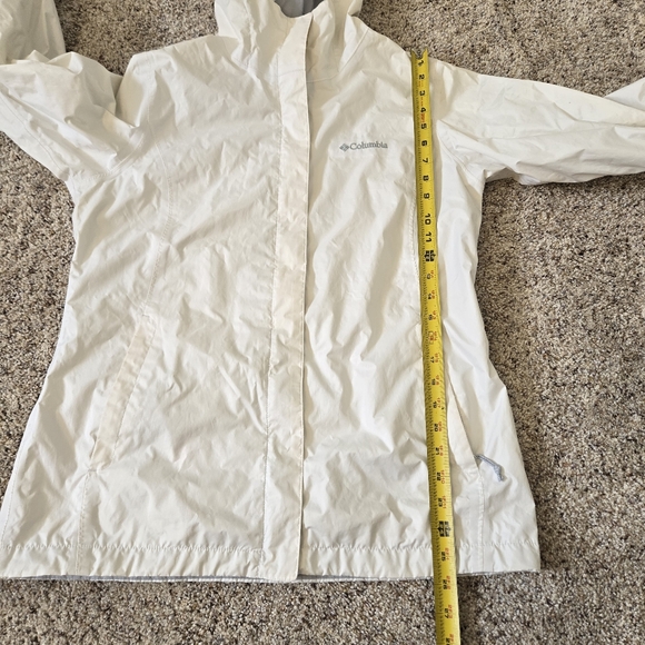 Columbia Windbreaker Size Medium White - Picture 12 of 13